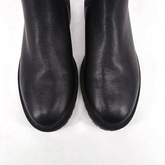 BANANA REPUBLIC | Lugg Sole Leather Chelsea Boots in Black | Sz 8.5 - Picture 6 of 14